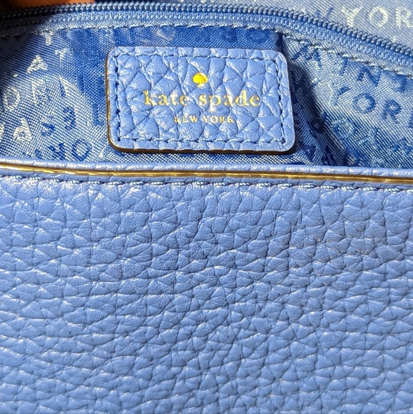 Blue Kate Spade Purse - Picture 3 of 10